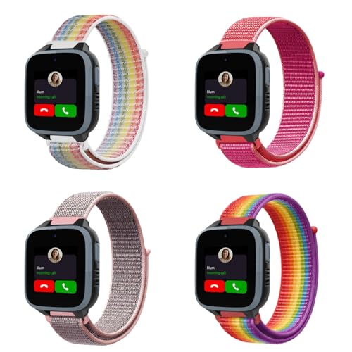 VELULYX Kinder Nylonband für XPLORA X5/XGO2/XGO3, XPLORA Kinder Smartwatch Mädchen Jungen Ersatzarmbänder für Xplora X5 Play/XGO2/XGO3 von VELULYX