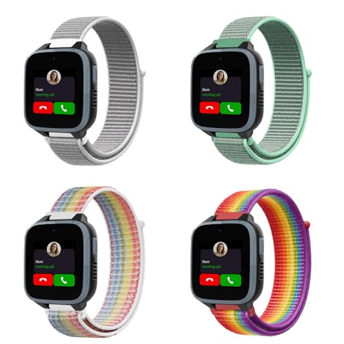 VELULYX Kinder Nylonband für XPLORA X5/XGO2/XGO3, XPLORA Kinder Smartwatch Mädchen Jungen Ersatzarmbänder für Xplora X5 Play/XGO2/XGO3 von VELULYX