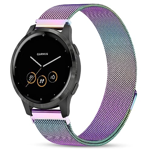 VELULYX Metallband Kompatibel Garmin Venu 2S/ Venu 3S/Vivomove 3S/Vivoactive 4S, 18mm Edelstahl Ersatzband für Fossil Damen Gen 6/Fossil Damen Gen 5E/Fossil Damen Q Venture HR Gen 4/Gen 3 VELULYX Metallband Kompatibel Garmin Venu 2S/ Venu 3S/Vivomove 3S/Vivoactive 4S, 18mm Edelstahl Ersatzband für Fossil Damen Gen 6/Fossil Damen Gen 5E/Fossil Damen Q Venture HR Gen 4/Gen 3 von VELULYX