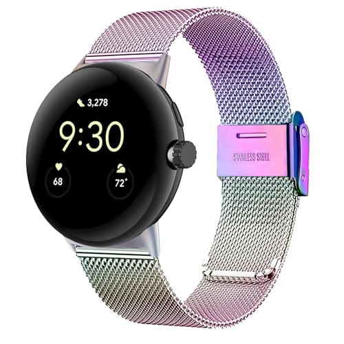 VELULYX Metallband für Google Pixel Watch, Edelstahlband für Google Pixel Watch/Google Pixel Watch 2 Männer Frauen von VELULYX