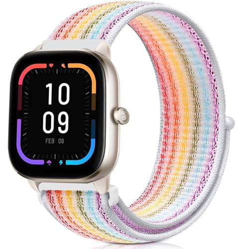 VELULYX Nylon Elastikband kompatibel mit Amazfit GTS 4/GTS 4 Mini/GTS 3/GTS 2/GTS 2 Mini/GTS 2e/GTS, 20 mm elastisches Band für Amazfit Bip 3/Bip 3 Pro/Bip U/Bip U Pro/Bip S/Bip S Lite VELULYX Nylon Elastikband kompatibel mit Amazfit GTS 4/GTS 4 Mini/GTS 3/GTS 2/GTS 2 Mini/GTS 2e/GTS, 20 mm elastisches Band für Amazfit Bip 3/Bip 3 Pro/Bip U/Bip U Pro/Bip S/Bip S Lite von VELULYX
