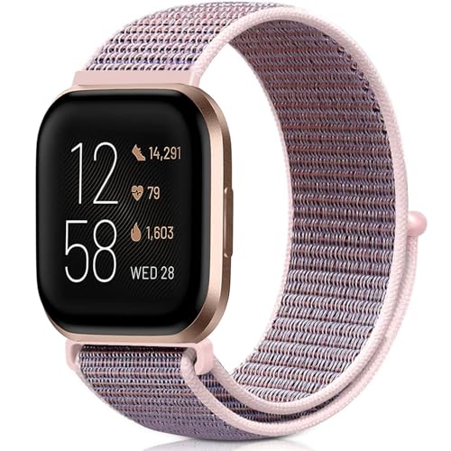 VELULYX Nylon Elastikband kompatibel mit Versa 2/ Versa/Versa Lite Smartwatch, Elastisches Armband für Herren Damen VELULYX Nylon Elastikband kompatibel mit Versa 2/ Versa/Versa Lite Smartwatch, Elastisches Armband für Herren Damen von VELULYX