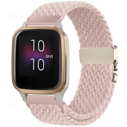 VELULYX Nylon Flechtband Kompatibel Garmin Venu Sq/Music/Sq 2/2 Music, 20MM Elastisches armband für Garmin Venu 2 Plus/Vivoactive 3/Vivoactive 5/Vivomove HR/Forerunner 55 245 645 VELULYX Nylon Flechtband Kompatibel Garmin Venu Sq/Music/Sq 2/2 Music, 20MM Elastisches armband für Garmin Venu 2 Plus/Vivoactive 3/Vivoactive 5/Vivomove HR/Forerunner 55 245 645 von VELULYX