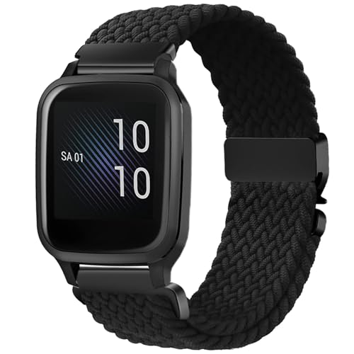 VELULYX Nylon Flechtband Kompatibel Garmin Venu Sq/Music/Sq 2/2 Music, 20MM Elastisches armband für Garmin Venu 2 Plus/Vivoactive 3/Vivoactive 5/Vivomove HR/Forerunner 55 245 645 VELULYX Nylon Flechtband Kompatibel Garmin Venu Sq/Music/Sq 2/2 Music, 20MM Elastisches armband für Garmin Venu 2 Plus/Vivoactive 3/Vivoactive 5/Vivomove HR/Forerunner 55 245 645 von VELULYX