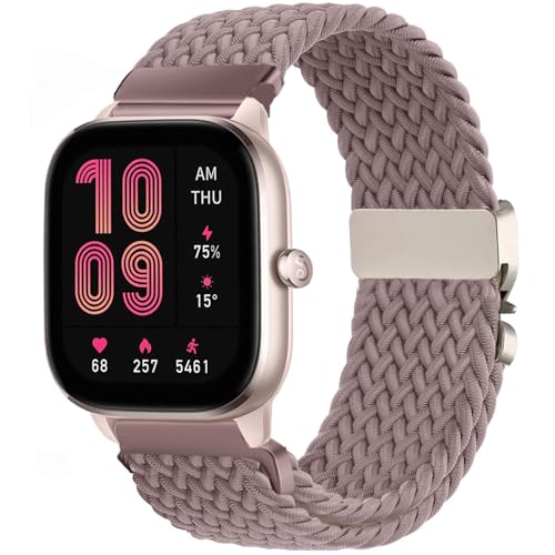 VELULYX Nylon Flechtband Kompatibel mit Amazfit GTS 4/4 Mini/3/2/2 Mini/2e/GTS, 20MM Elastisches armband für Amazfit Bip 3/3 Pro/U/U Pro/Bip S/S Lite VELULYX Nylon Flechtband Kompatibel mit Amazfit GTS 4/4 Mini/3/2/2 Mini/2e/GTS, 20MM Elastisches armband für Amazfit Bip 3/3 Pro/U/U Pro/Bip S/S Lite von VELULYX