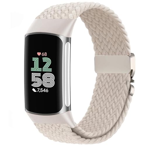 VELULYX Nylon geflochtene armband Kompatibel mit Charge 6/5, Elastische armband für Charge 5/6 Frauen Männer VELULYX Nylon geflochtene armband Kompatibel mit Charge 6/5, Elastische armband für Charge 5/6 Frauen Männer von VELULYX