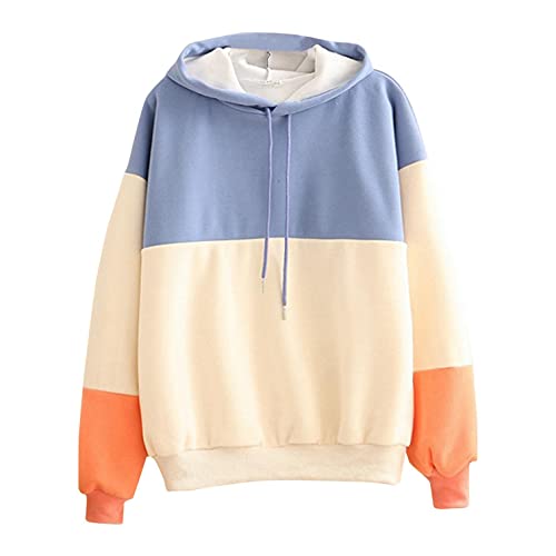 VEMOW Kapuzenpullover Kreativer Süßer Cartoon Hoodies Pullover Damen Sweatshirt Oberteile Bequem Casual Pulli Herbst Winter Langarm Warm Kapuzenpulli Kawaii Dinosaurier Pullover Outwear von VEMOW Damen