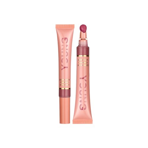 Glossy Lip Butter Balm, Glow Lip Balm, Samtweicher Lipgloss für Gepflegte, velvet-smooth Lip Gloss für Nourished, Strahlende Lippenm, Glowing Lips (A, One Size) von VEMOW