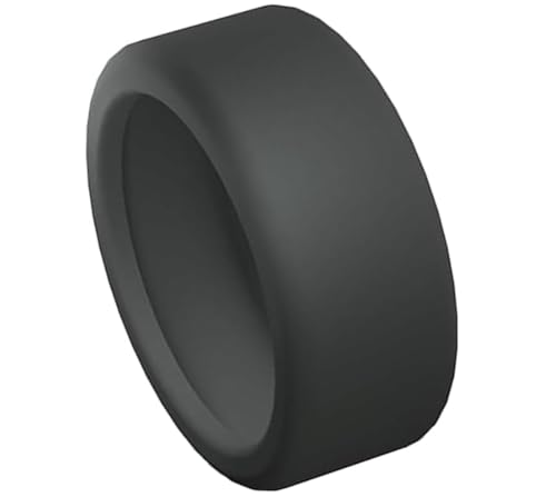 VEMOW Silikon-Ringhülle, kompatibel mit Ring Gen 3 beim Training, kratzfeste Silikonhülle für Männer und Frauen, stoßfest, Ring Gen 3, Schwarz O Ringe 33 (Black, A) von VEMOW