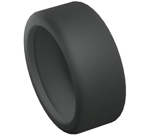 VEMOW Silikon-Ringhülle, kompatibel mit Ring Gen 3 beim Training, kratzfeste Silikonhülle für Männer und Frauen, stoßfest, Ring Gen 3, Schwarz O Ringe 33 (Black, B) von VEMOW