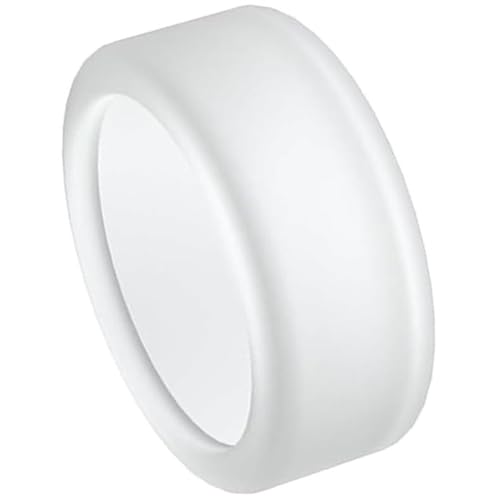 VEMOW Silikon-Ringhülle, kompatibel mit Ring Gen 3 beim Training, kratzfeste Silikonhülle für Männer und Frauen, stoßfest, Ring Gen 3, Schwarz O Ringe 33 (White, B) von VEMOW