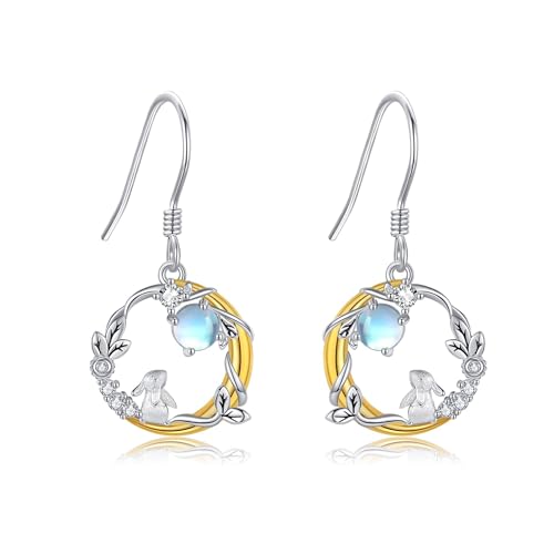 Hase Ohrringe 925 Sterling Silber Kaninchen Ohrhänger Hase Schmuck Geschenk Für Damen von VENACOLY