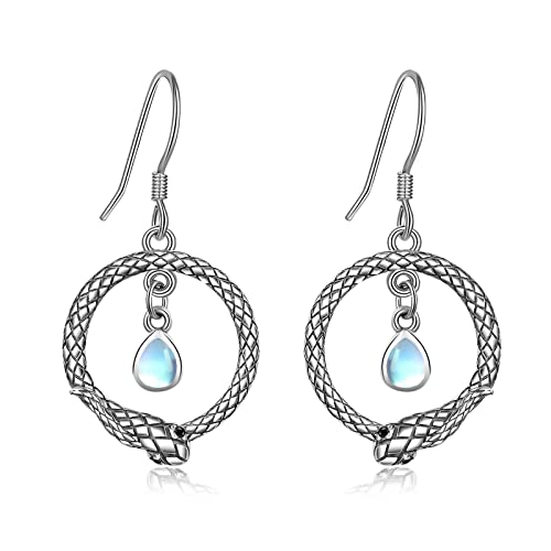 Schlange Ohrringe Sterling Silber Schlange Ohrhänger Schlange Schmuck Geschenk für Damen von VENACOLY