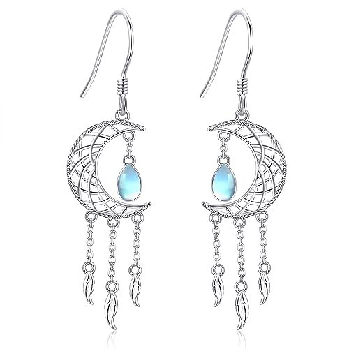 Traumfänger Ohrringe 925 Sterling Silber Traumfänger Ohrhänger Traumfänger Muttertag Schmuck Geschenk für Damen von VENACOLY