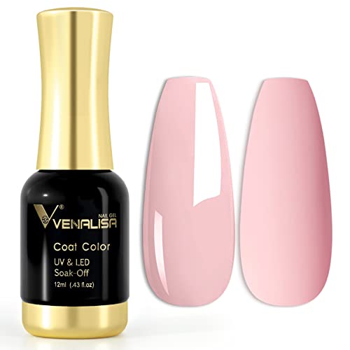 VENALISA UV Nagellack Gellack Rosa farben,Gel Nail Polish Soak Off Nägel Farbgel Kit Pink Gel Nagellack für Nageldesign Maniküre 12ml von V VENALISA