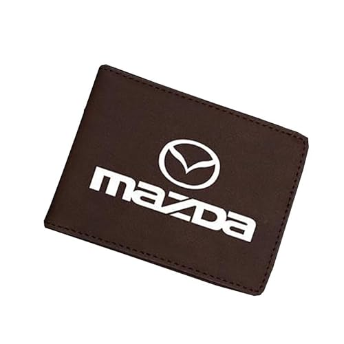 VENBER Auto Führerschein Tasche geldbörse, für Mazda Karte Tasche Portemonnaie EC-Karten Brieftasche Führerschein Tasche,B von VENBER