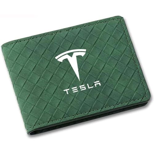 VENBER Auto Führerschein Tasche geldbörse, für Tesla Karte Tasche Portemonnaie EC-Karten Brieftasche Führerschein Tasche,C von VENBER