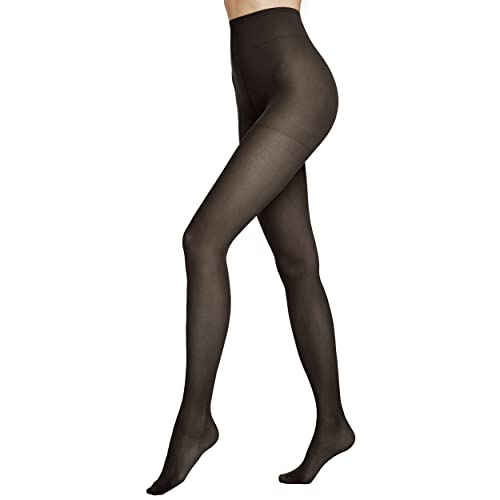 VENEZIANA NUOVA Press Control Kompressionsstrumpfhose Damen - Bauchweg Strumpfhosen Damen 20 DEN Matte - Feinstrumpfhose Damen Schwarz - Shaping Strumpfhosen Damen - LYCRA ENERGIZE von VENEZIANA NUOVA
