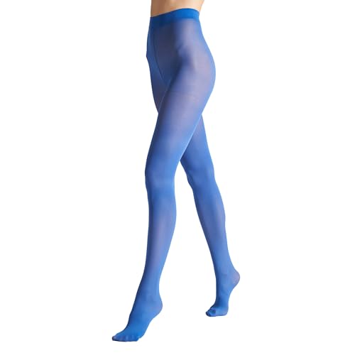 VENEZIANA NUOVA Satinelle 40 DEN Bunte Strumpfhosen Damen - Mikrofasern - Matte Blickdicht - Tinte - M von VENEZIANA NUOVA