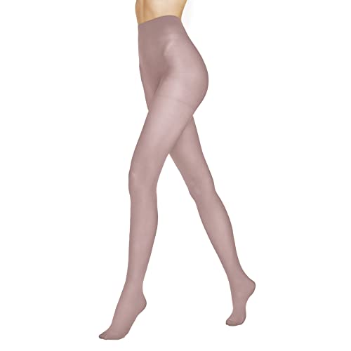 VENEZIANA NUOVA Weiche Blickdichte Strumpfhose Damen - 40 DEN Matt Bunt - Flache Naht - Dicke Rosa Strumpfhosen von VENEZIANA NUOVA