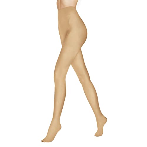 VENEZIANA NUOVA Weiche Blickdichte Strumpfhose Damen - 40 DEN Matt Bunt - Flache Naht - Dicke Hautfarben von VENEZIANA NUOVA