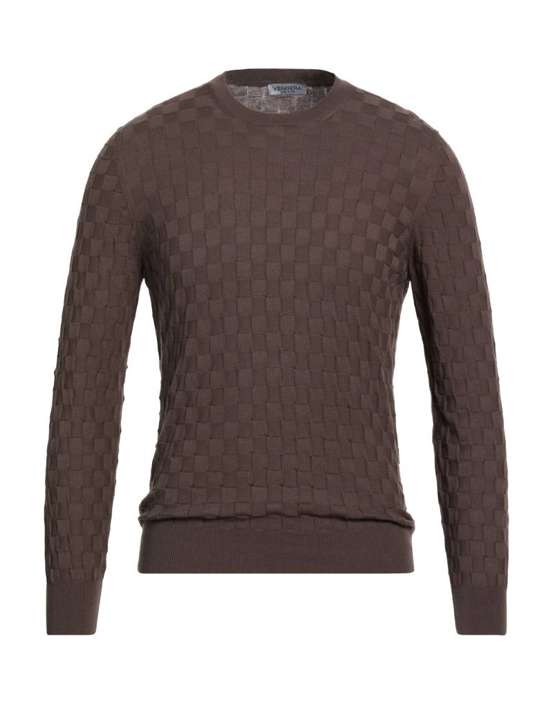 VENGERA Pullover Herren Schokobraun von VENGERA
