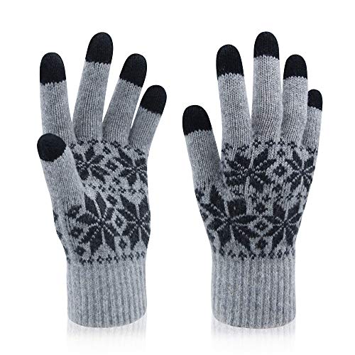 VENI MASEE Kerstmis Lover Snowprint Keep Warm Iphone Touch Screen handschoenen von VENI MASEE