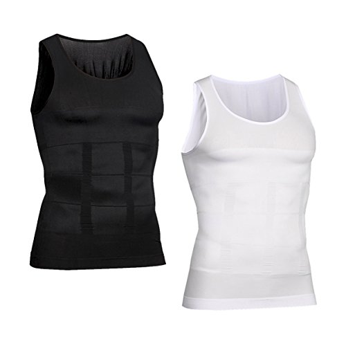 VENI MASEE Men es Body Shaper Schlankheits Weste, Männer elastische Formung Weste thermische Kompression Basisschicht schlank Kompression Muskel-Tank Shapewear von VENI MASEE
