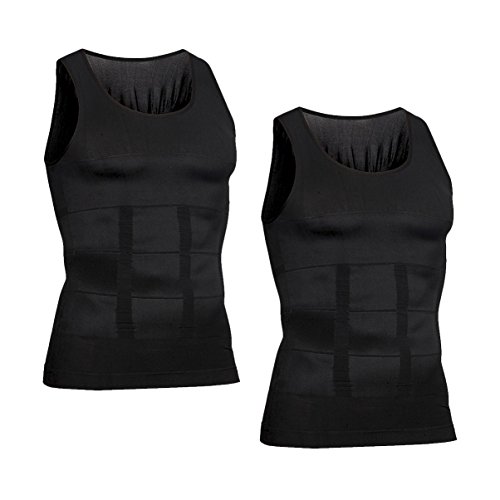 VENI MASEE Men es Body Shaper Schlankheits Weste, Männer elastische Formung Weste thermische Kompression Basisschicht schlank Kompression Muskel-Tank Shapewear von VENI MASEE