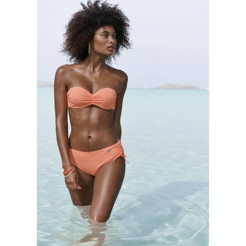 VENICE BEACH Bandeau-Bikini-Top Damen lachs Gr.42 Cup C von VENICE BEACH