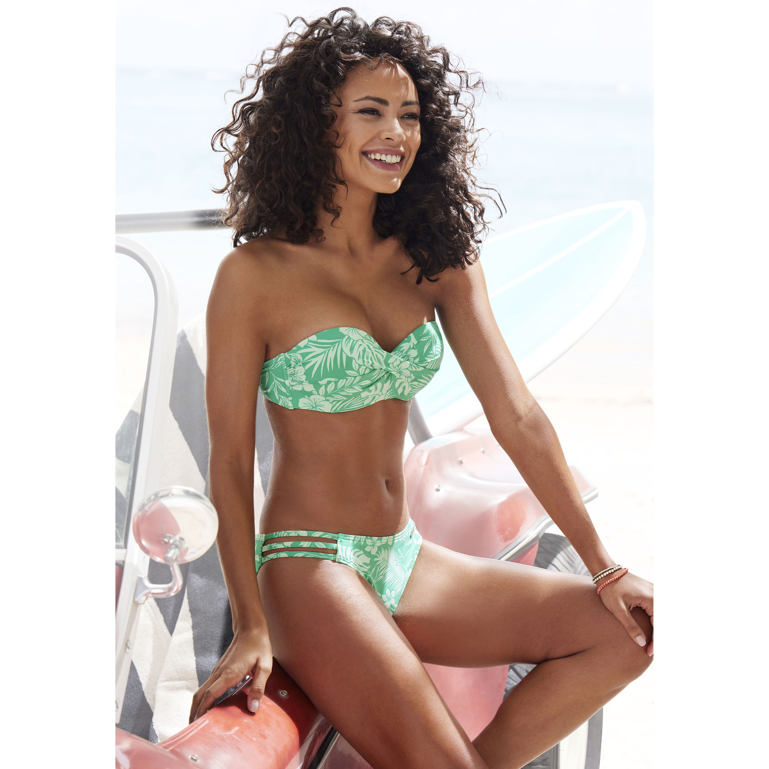 VENICE BEACH Bikini-Hose Damen grün bedruckt Gr.36 VENICE BEACH Bikini-Hose Damen grün bedruckt Gr.36 von VENICE BEACH