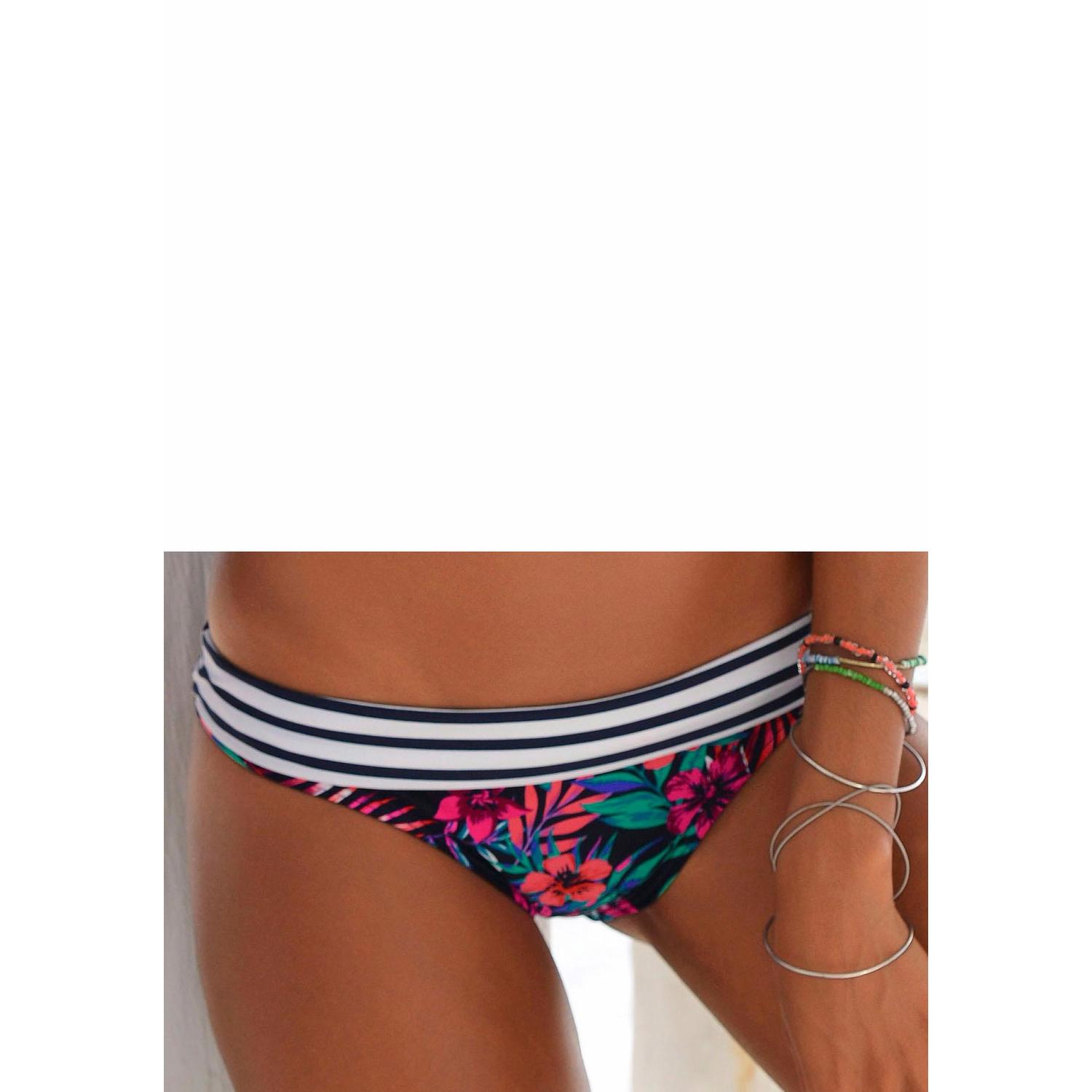VENICE BEACH Bikini-Hose Damen marine-bedruckt Gr.40 von VENICE BEACH