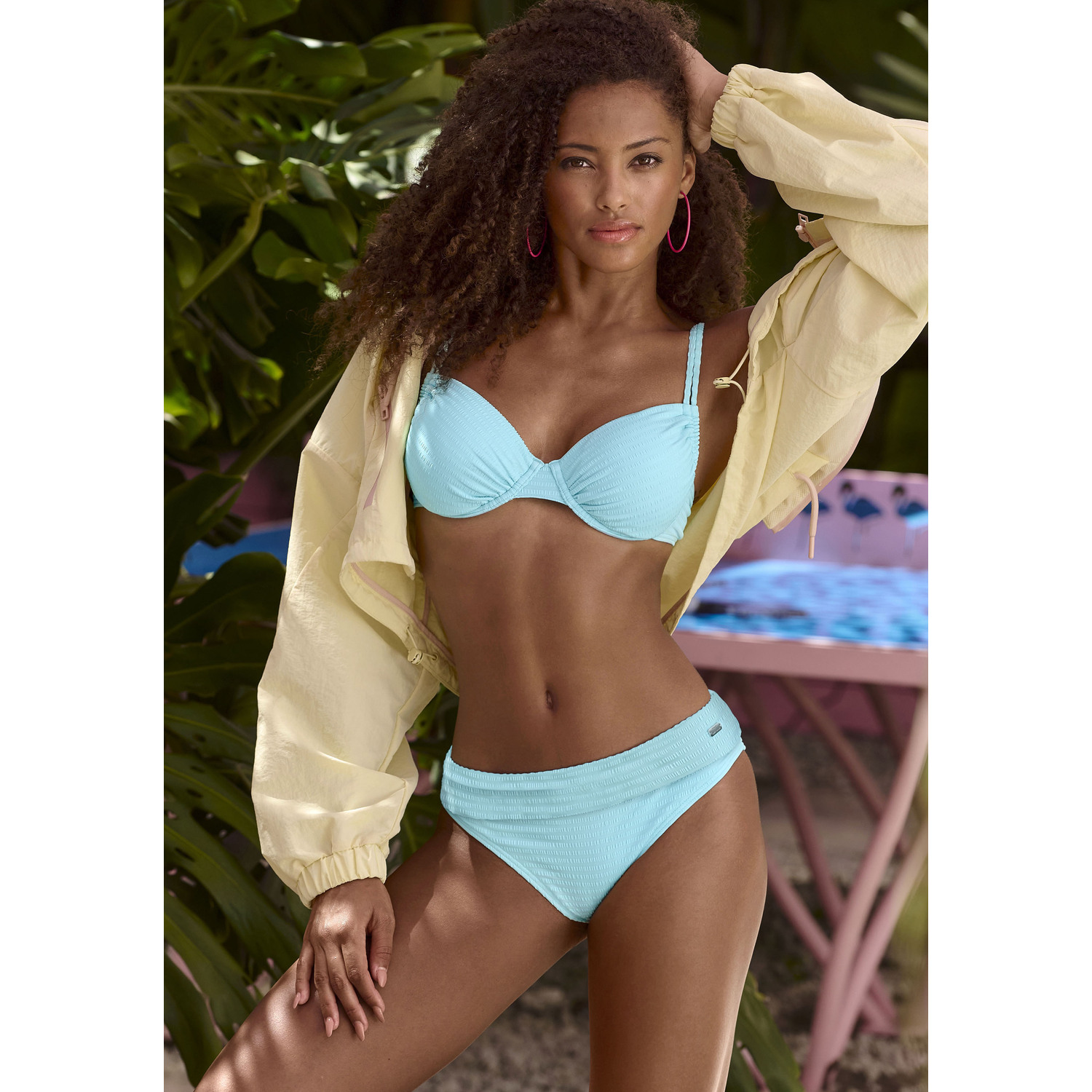 VENICE BEACH Bügel-Bikini Damen aqua Gr.40 Cup B von VENICE BEACH