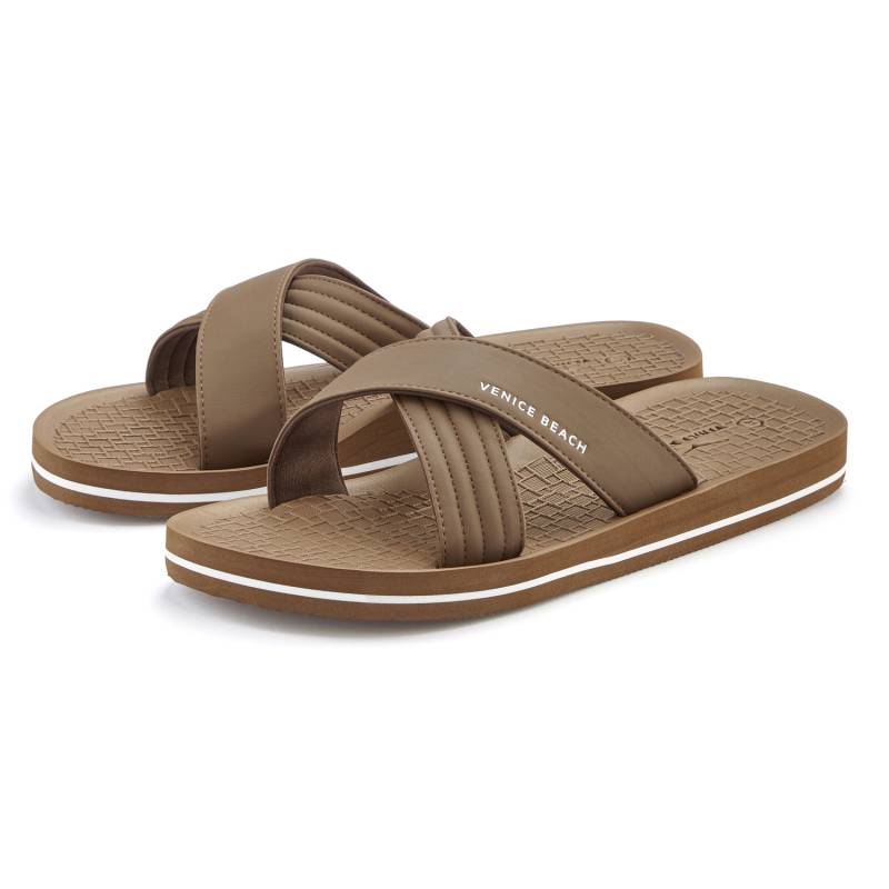 VENICE BEACH Pantolette Damen camel Gr.41 von VENICE BEACH