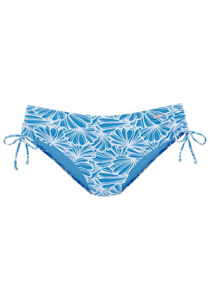 Venice Beach Bikini-Hose "Peony" in höherer Schnittform und modischer Strukturware von VENICE BEACH
