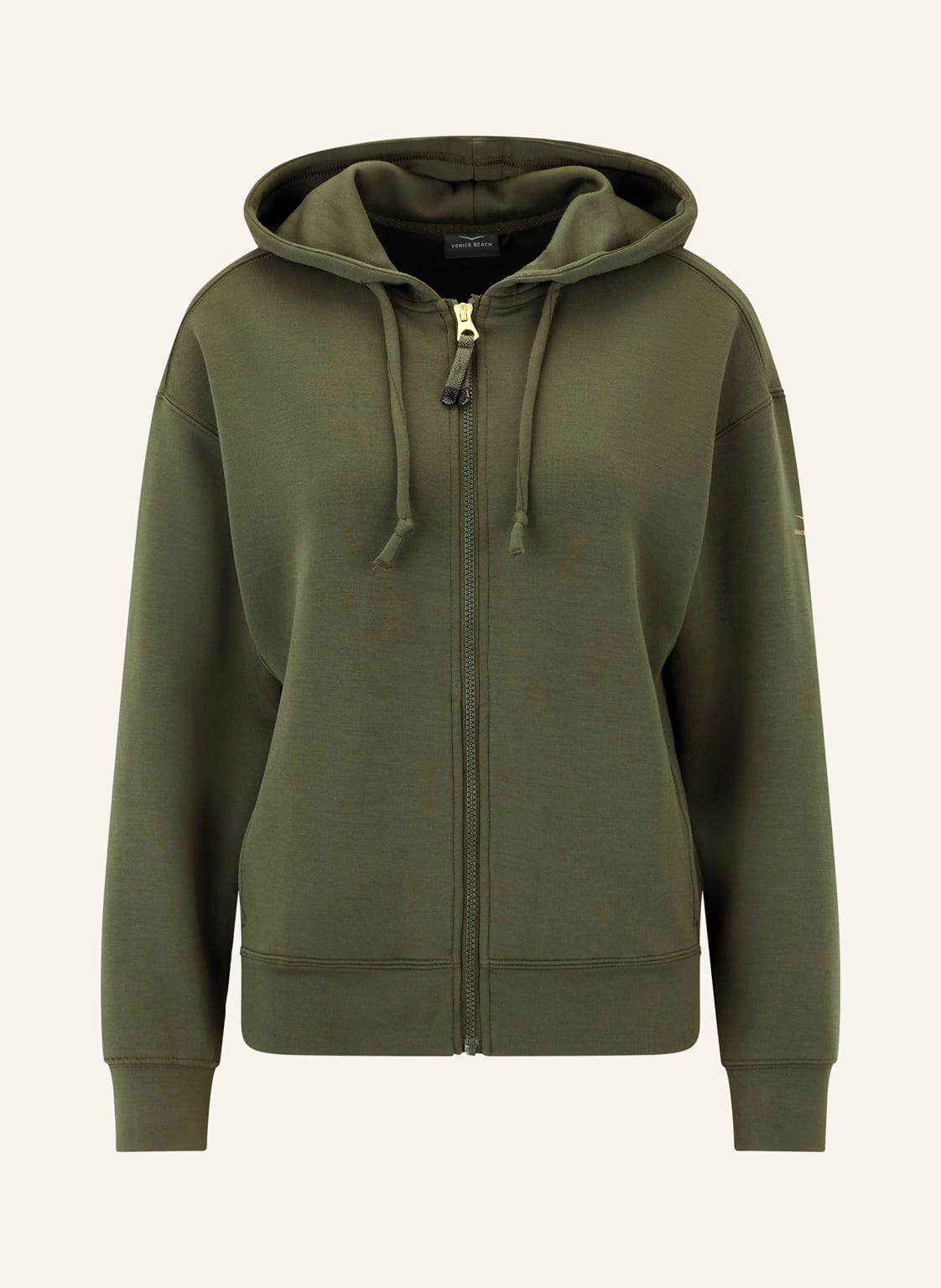 Venice Beach Sweatjacke Caylee gruen von VENICE BEACH