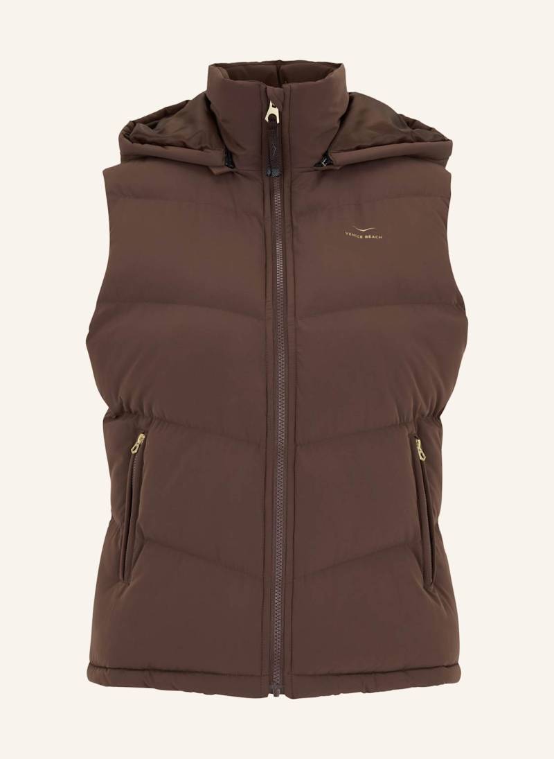 Venice Beach Weste Vb Issi braun von VENICE BEACH