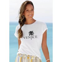 Witt Weiden Damen Rundhalsshirt weiß von VENICE BEACH