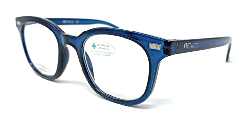 Neues Modell lesebrillen für herren damen Venice TOM Modernes Vintage+1,0 +1,5 +2,0 +2,5, 3,0,+3,5 (Blau, 1.50) von VENICE EYEWEAR OCCHIALI