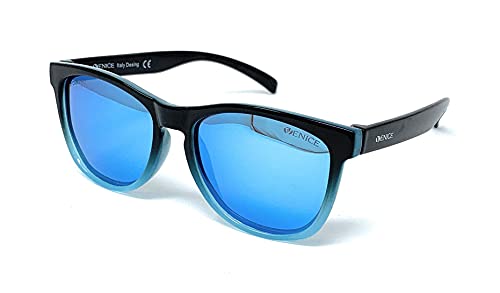 VENICE EYEWEAR OCCHIALI Polarisierte Sonnenbrille für Kinder, Schwarz-Blau, One size von VENICE EYEWEAR OCCHIALI