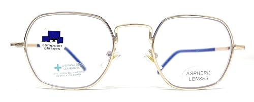 Blaulichtfilter lesebrille anti blaulicht. Computerbrille lesebrillen für herren damen Venice MIKE Modernes Vintage - Blau (+1,00) von VENICE EYEWEAR OCCHIALI