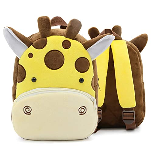 VENSUL Rucksack für Kleinkinder, Kindergartenrucksack, Plüsch Tier Rucksack Mini Cartoon Backpack, Kleinkind Schultasche für Baby Mädchen 2-5 Jahre von VENSUL