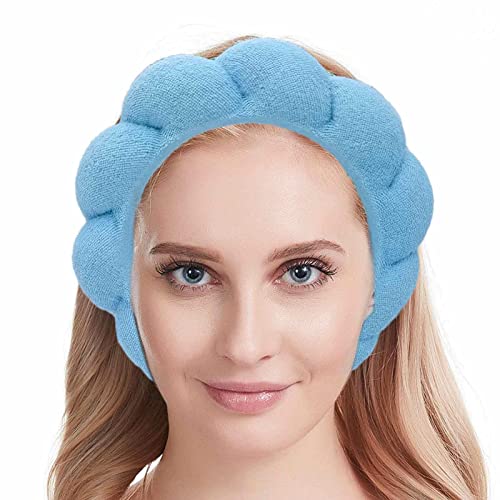 VENTDOUCE Gesichtswasch-Stirnband – Handgemachte Stirnbänder Gesichts-Make-up-Stirnbänder Kosmetik – Elastisches Frottee-Haarband für Frauen Mädchen Waschen Gesicht Make-up Dusche Yoga Sport von VENTDOUCE