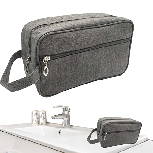 VENTDOUCE Herren-Kulturtasche | wasserdichte Kulturtasche | kompakter Reise-Kulturbeutel Organizer perfekt für Geschäftsurlaub, Kosmetiktasche mit tragbarem Griff von VENTDOUCE