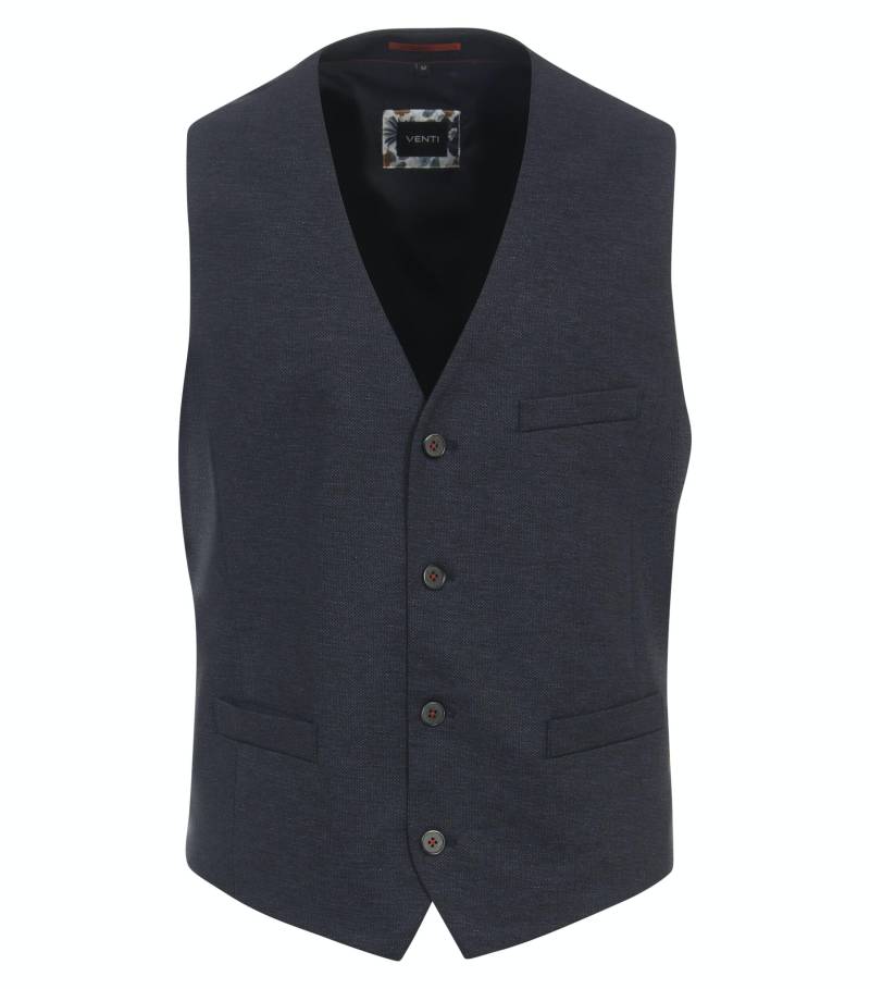 VENTI - Anzugweste blau - Gr. - 48 von VENTI