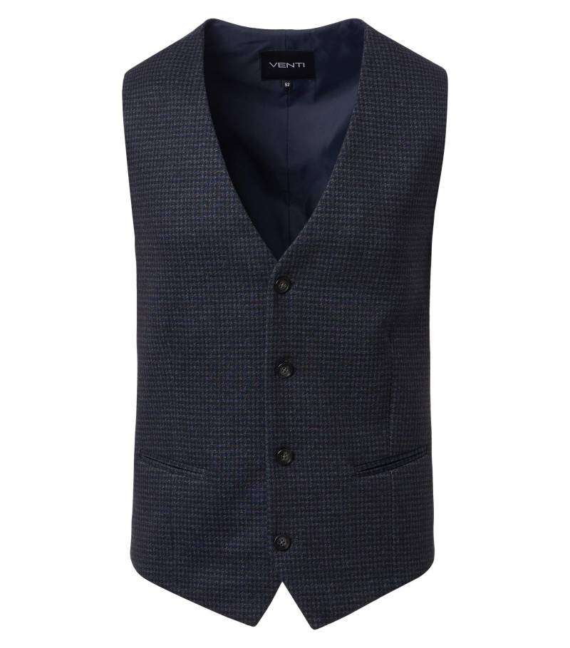 VENTI - Anzugweste blau - Gr. - 48 von VENTI
