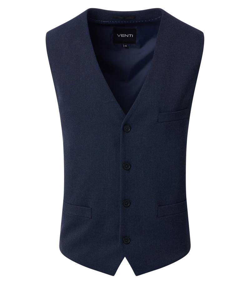 VENTI - Anzugweste blau - Gr. - 50 von VENTI