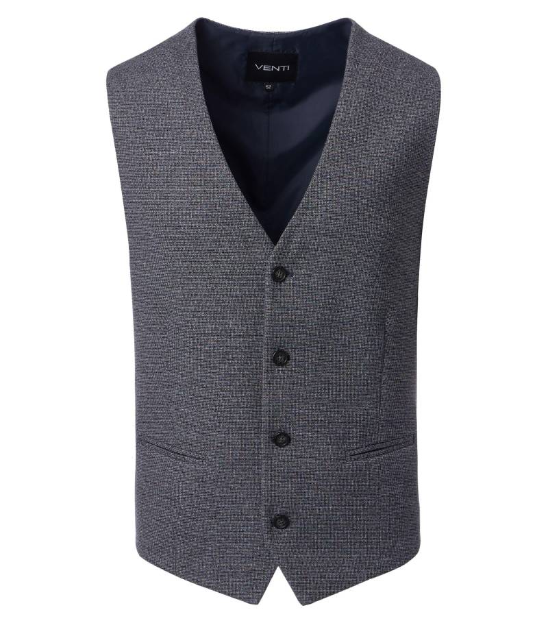 VENTI - Anzugweste blau - Gr. - 60 von VENTI