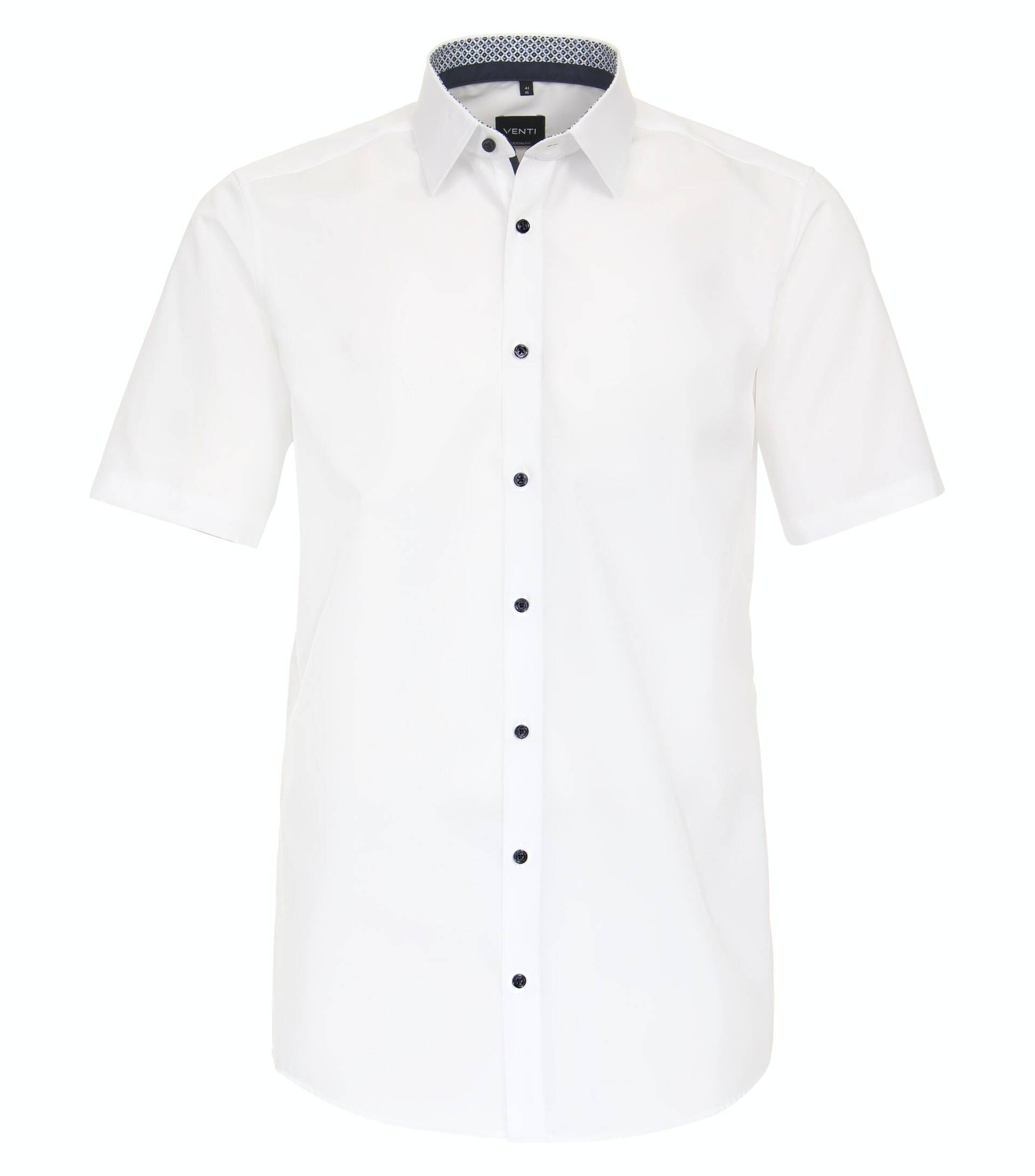 VENTI - Businesshemd Kurzarm weiß - Gr. - 48 von VENTI