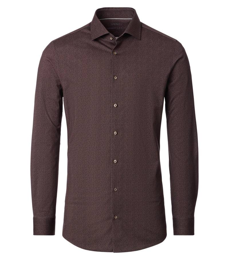 VENTI - Businesshemd braun - Gr. - 43 von VENTI